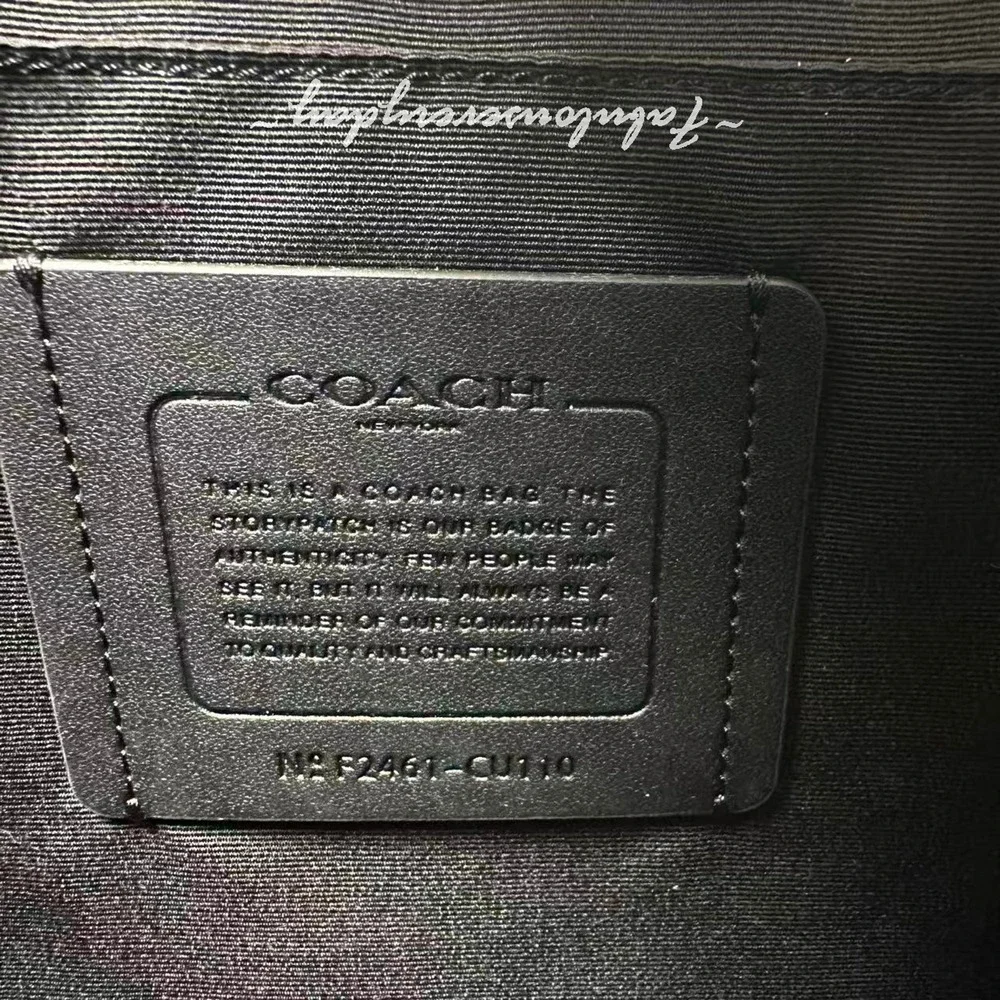 Coach Men Racer Messenger Bag Crossbody In Leather/Qb/Black CU110 NWT